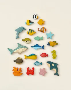 21 Piece Wooden Ocean Set>Mikheev Manufactory Hot