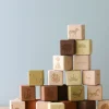 Alphabet Wooden Blocks - Olive>SABO concept Hot