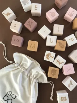 Alphabet Wooden Blocks - Rose>SABO concept Clearance