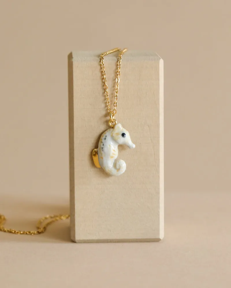 Arctic Seahorse Necklace>Camp Hollow Sale