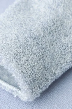 Baby Pile Knit Socks - Blue><noscript><img width=