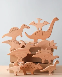 Toys | Wooden Dinosaur Set>Bajo New