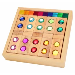 Gem Blocks with Lucent Cubes (45 pieces)><noscript><img width=