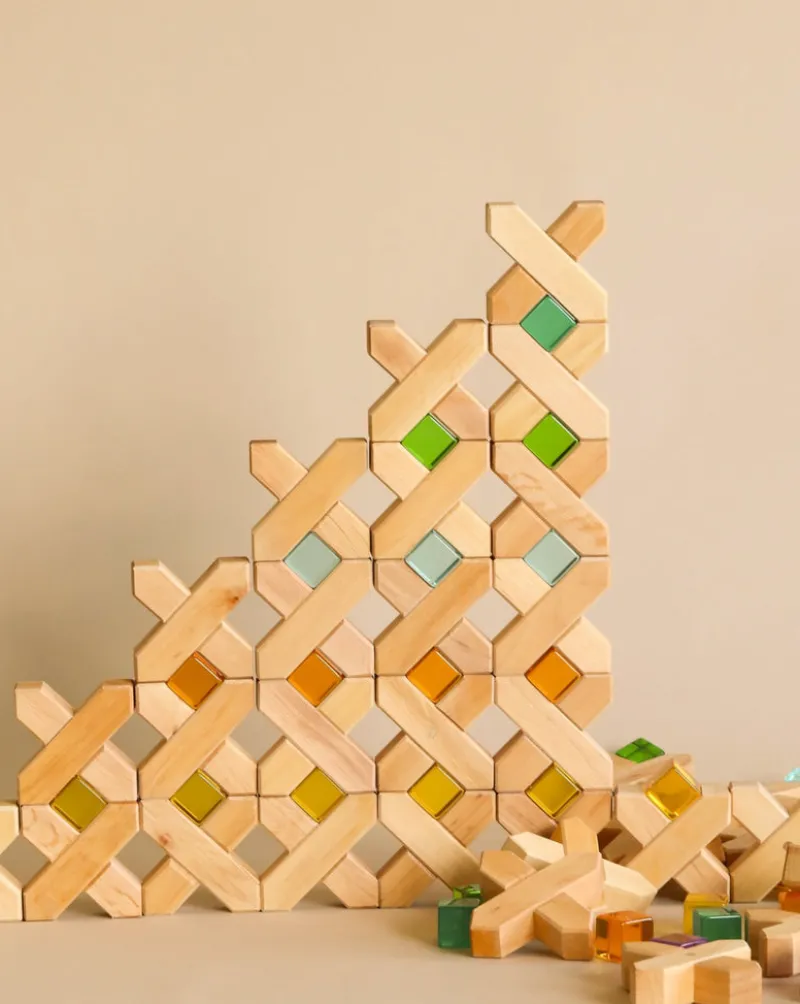 Lucent Cubes (100 pieces)>Bauspiel Fashion