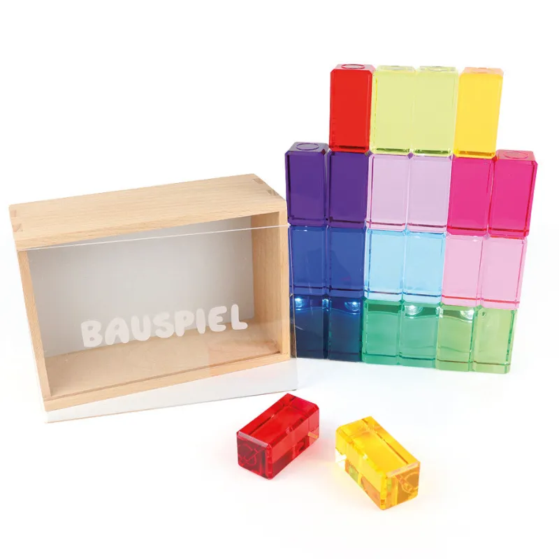 Luminous Blocks - 24 Piece>Bauspiel Fashion