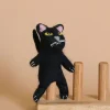 Black Cat Finger Puppet>Deer Harbour Design Online