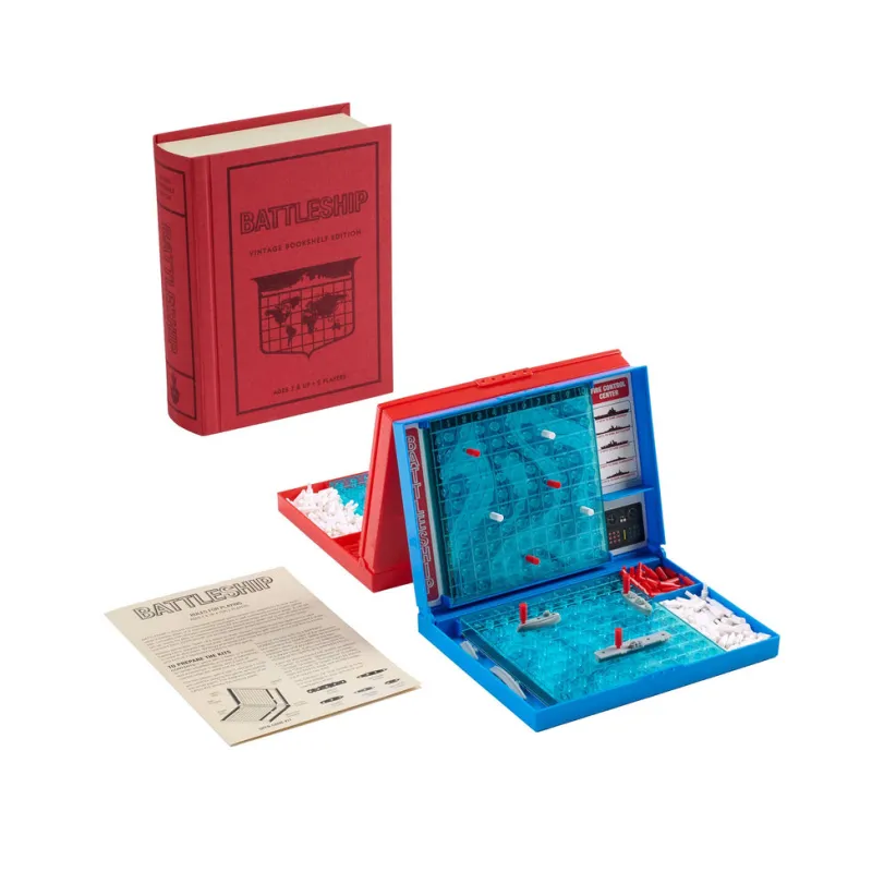 Board Game: Battleship Vintage Bookshelf Edition>WS Game Company Discount