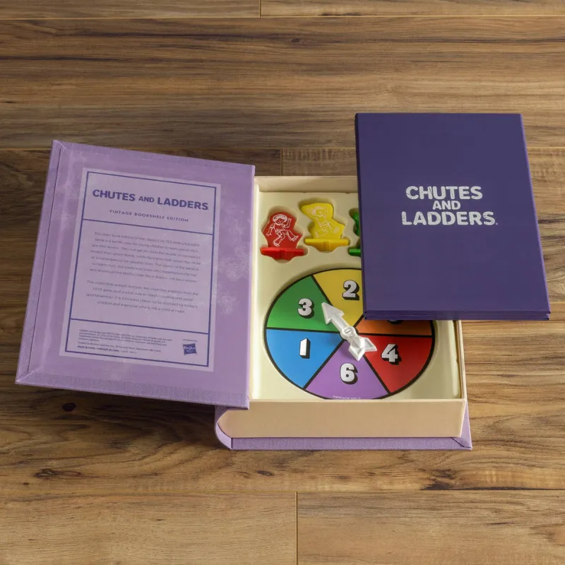 Board Game: Chutes and Ladders Vintage Bookshelf Edition>WS Game Company Fashion