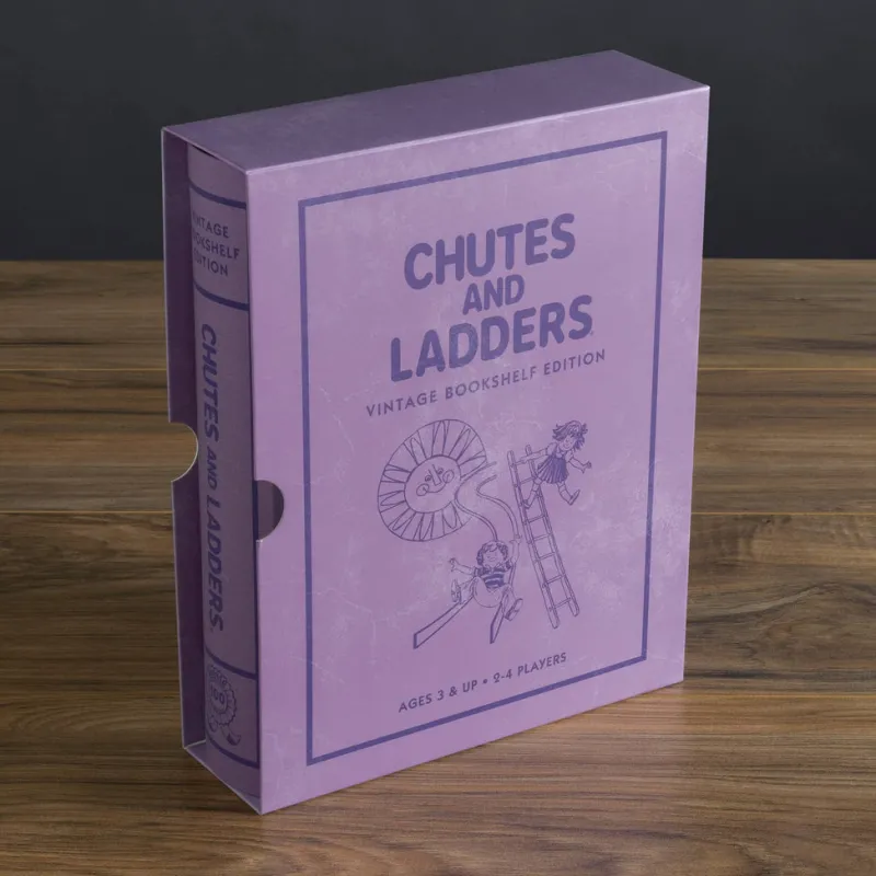 Board Game: Chutes and Ladders Vintage Bookshelf Edition>WS Game Company Fashion