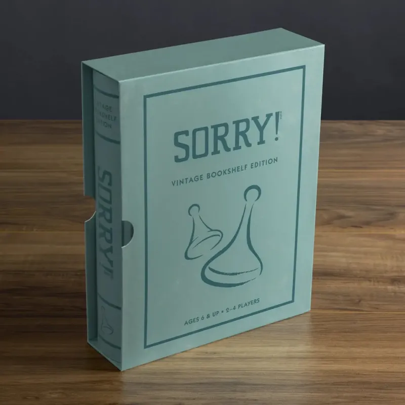 Board Game: Sorry! Vintage Bookshelf Edition>WS Game Company Fashion