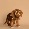 Brown Triceratops Dinosaur Stuffed Animal>Hansa Hot