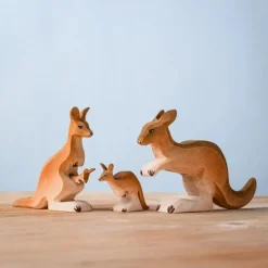 Bumbu Wooden Kangaroo Family Set>Bumbu Toys Hot