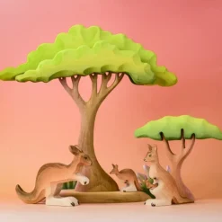 Bumbu Wooden Kangaroo Family Set><noscript><img width=