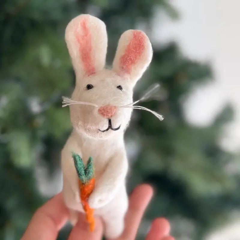Bunny Finger Puppet>Deer Harbour Design Fashion