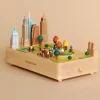 Central Park Wooden Music Box>Wooderful Life New