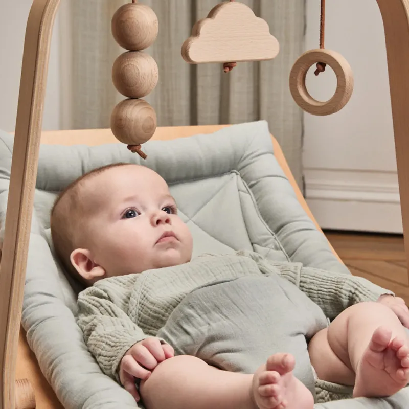 LEVO Rocker with Organic White cushion>Charlie Crane Sale