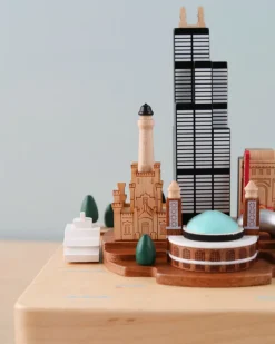 Chicago Wooden Music Box><noscript><img width=