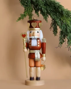 Collectible Wooden Nutcracker - King of Hearts>Christian Ulbricht Discount