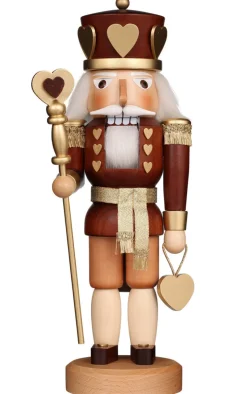 Collectible Wooden Nutcracker - King of Hearts>Christian Ulbricht Discount