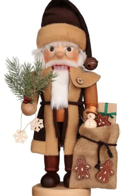 Collectible Wooden Nutcracker - Santa (Natural)>Christian Ulbricht Clearance