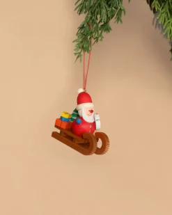 Ornament - Santa on Sled>Christian Ulbricht New