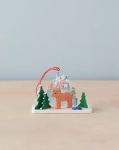 Ornament - Ice Landscape With Reindeer>Christian Ulbricht Online