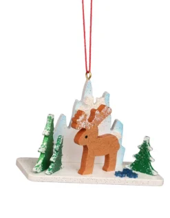 Ornament - Ice Landscape With Reindeer><noscript><img width=