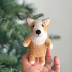 Corgi Dog Finger Puppet>Deer Harbour Design Outlet
