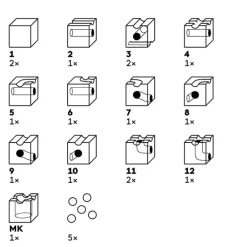 16 Marble Run Starter Set><noscript><img width=