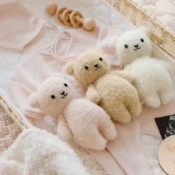 Baby Bouclé Bear - Honey><noscript><img width=