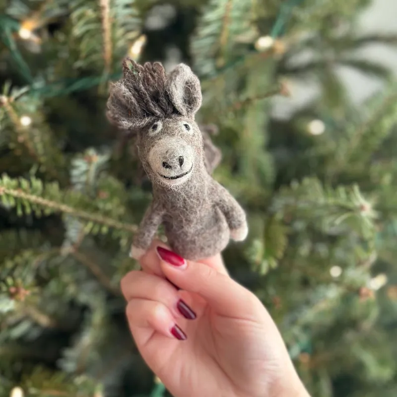 Donkey Finger Puppet>Deer Harbour Design Sale