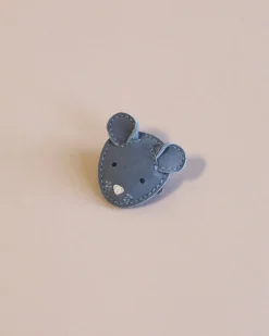 Leather Hairclip - Mouse>Donsje Outlet