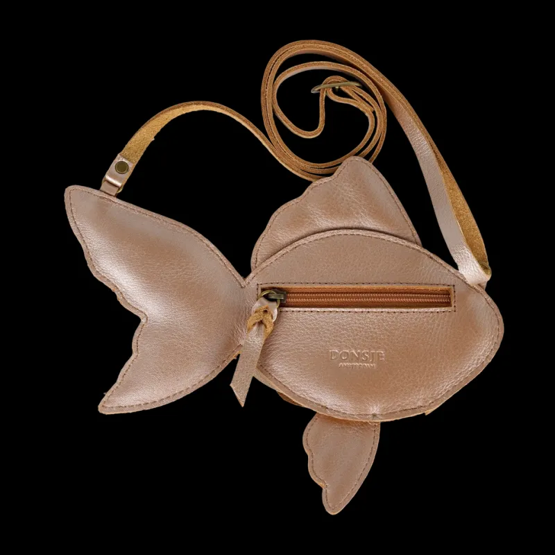 Leather Thysa Purse - Gold Fish>Donsje Online