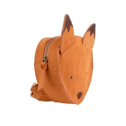 Mini Leather Backpack - Fox><noscript><img width=