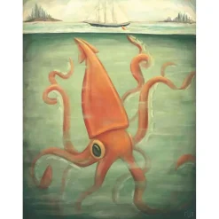 Emily Winfield Martin, Kraken Underneath Puzzle - 500 Piece>New York Puzzle Company Sale