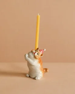 Exotic Shorthair Cat Cake Topper>Camp Hollow Porcelain Animal Treasures Discount