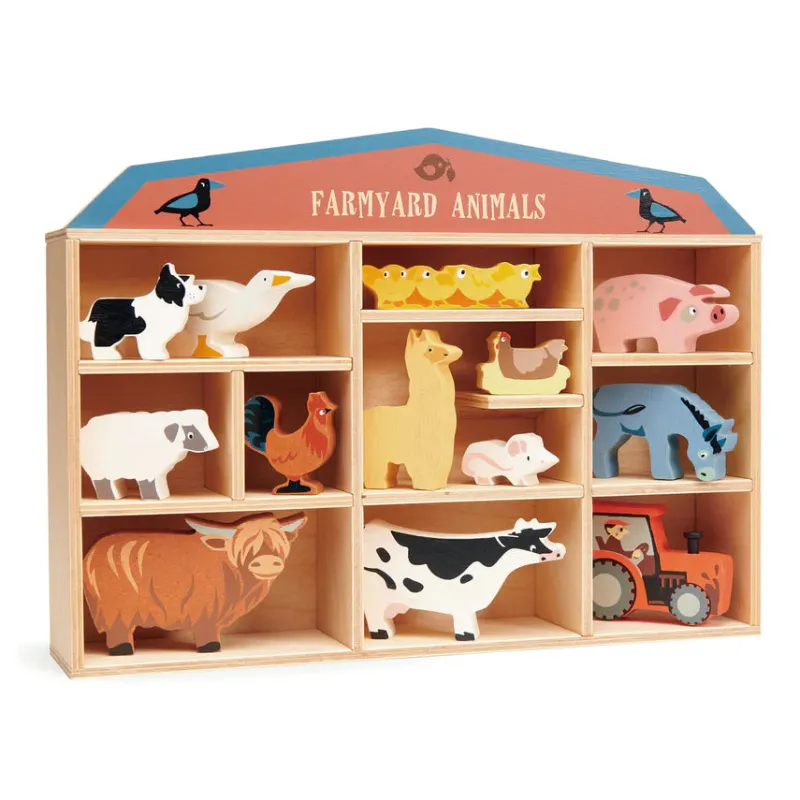 Farmyard Animals Set>Tender Leaf Toys Best