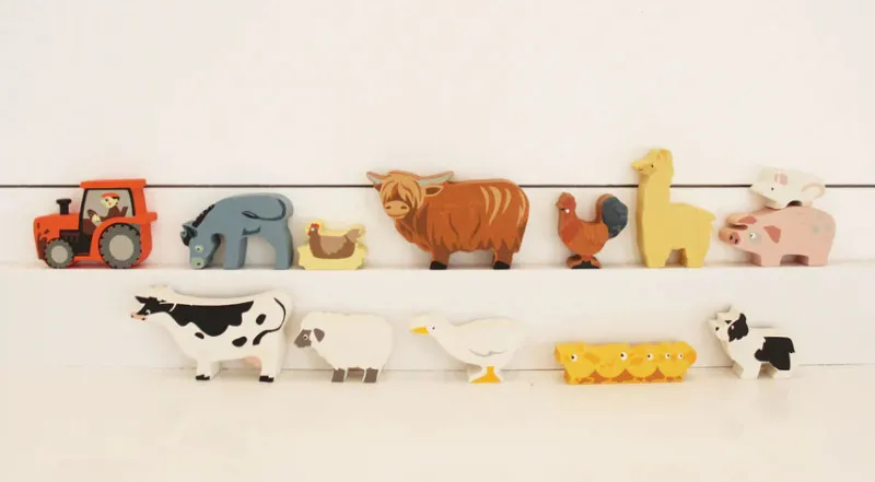 Farmyard Animals Set>Tender Leaf Toys Best
