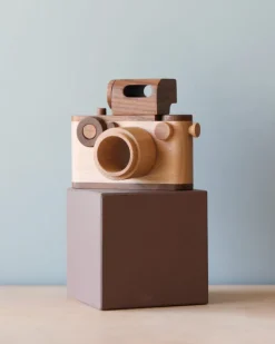 Father’s Factory | Vintage Style Wooden Toy Camera><noscript><img width=