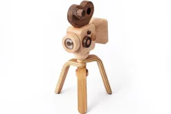 Father’s Factory | Wooden Toy Camera With Tripod><noscript><img width=