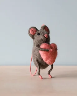 Felt Mouse With Heart><noscript><img width=