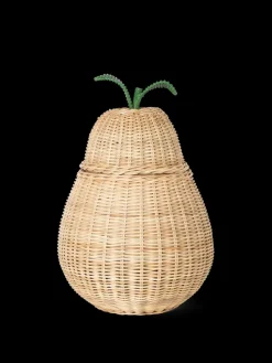 Pear Braided Storage Basket - Large><noscript><img width=