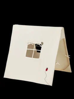 Tent - Ladybird Embroidery - Natural><noscript><img width=