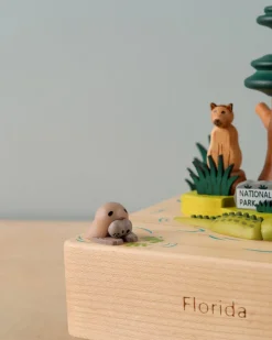 Florida Wooden Music Box><noscript><img width=