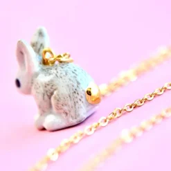 Goldentail Rabbit Necklace><noscript><img width=