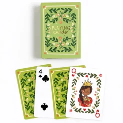 Green Floral Deck of Playing Cards><noscript><img width=