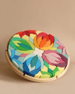 Grimm's Lara Circle Flower Building Set>Grimms New
