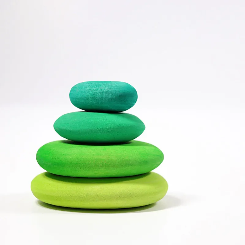 Grimm's Moss Pebbles Stacker>Grimms Hot