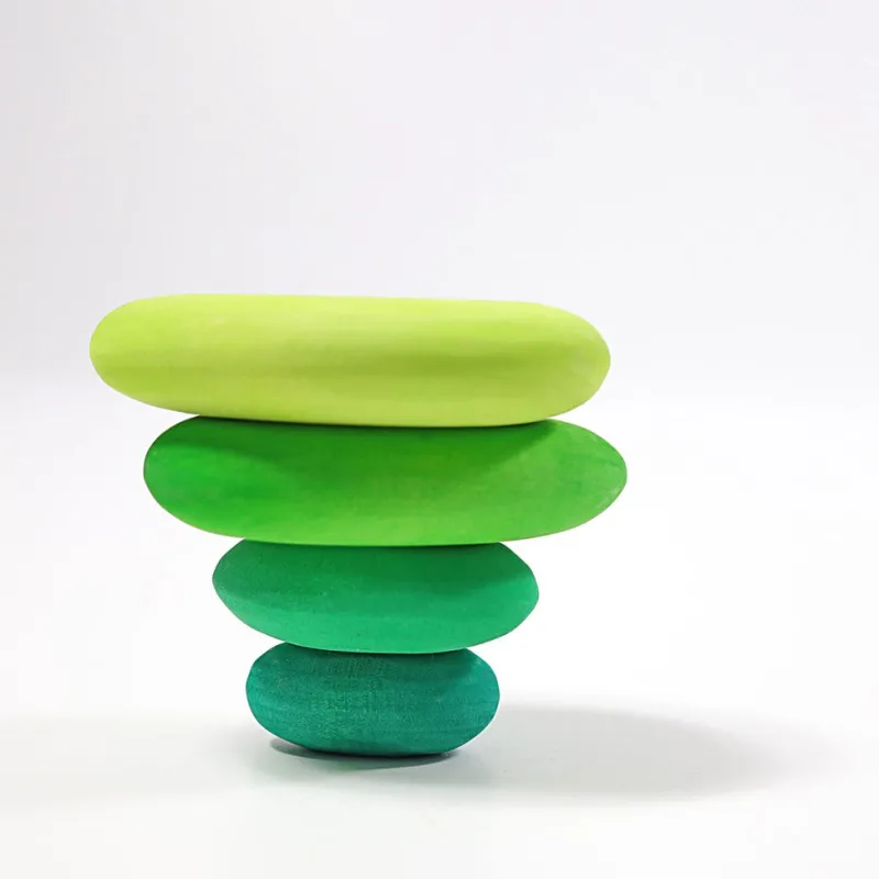 Grimm's Moss Pebbles Stacker>Grimms Hot