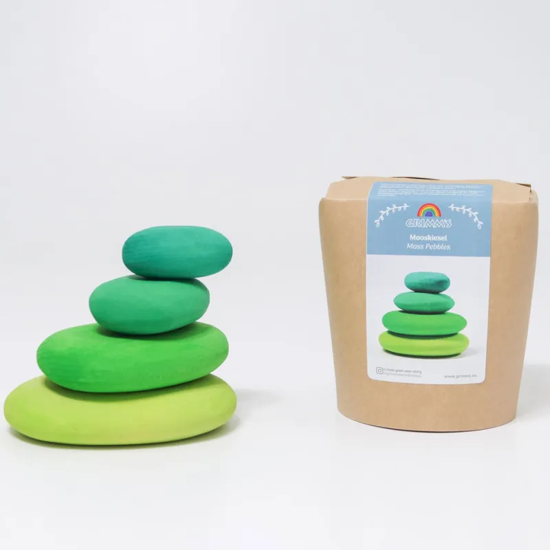 Grimm's Moss Pebbles Stacker>Grimms Hot